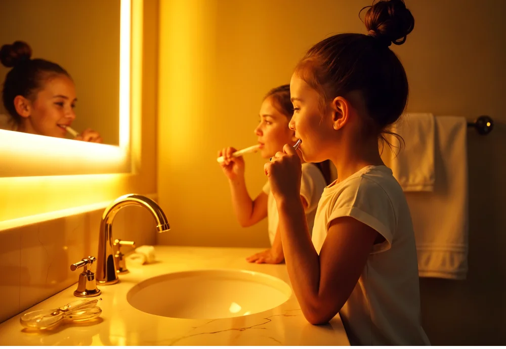 vanity mirror bathroom